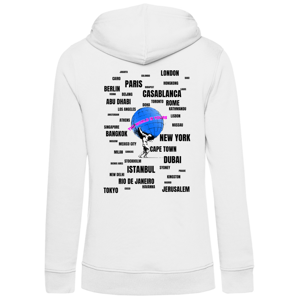 Bio Premium Damen Hoodie world