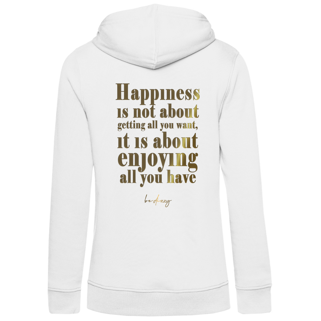 Bio Premium Damen Hoodie happiness