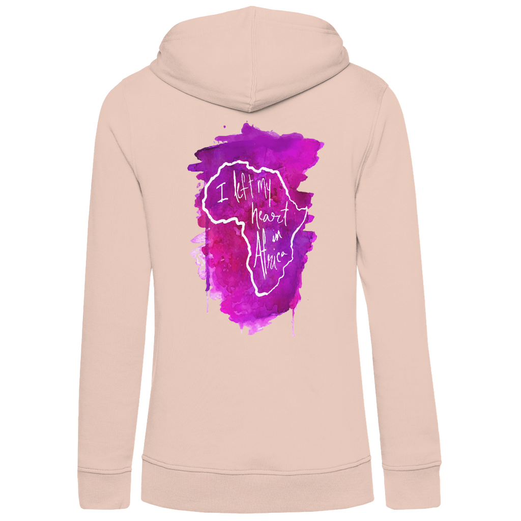 Bio Premium Damen Hoodie africa pink
