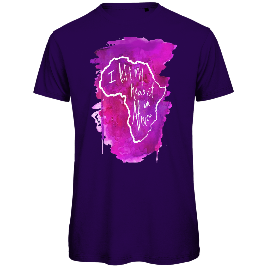 Premium organic men's t-shirt africa pink