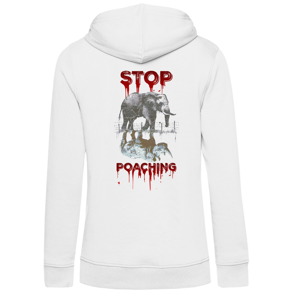 Bio Premium Damen Hoodie stop poaching