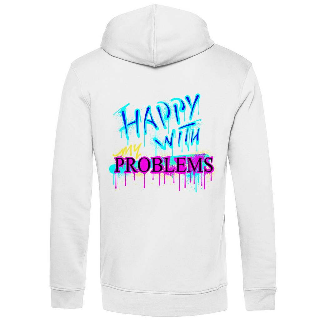 Bio Premium Herren Hoodie happy