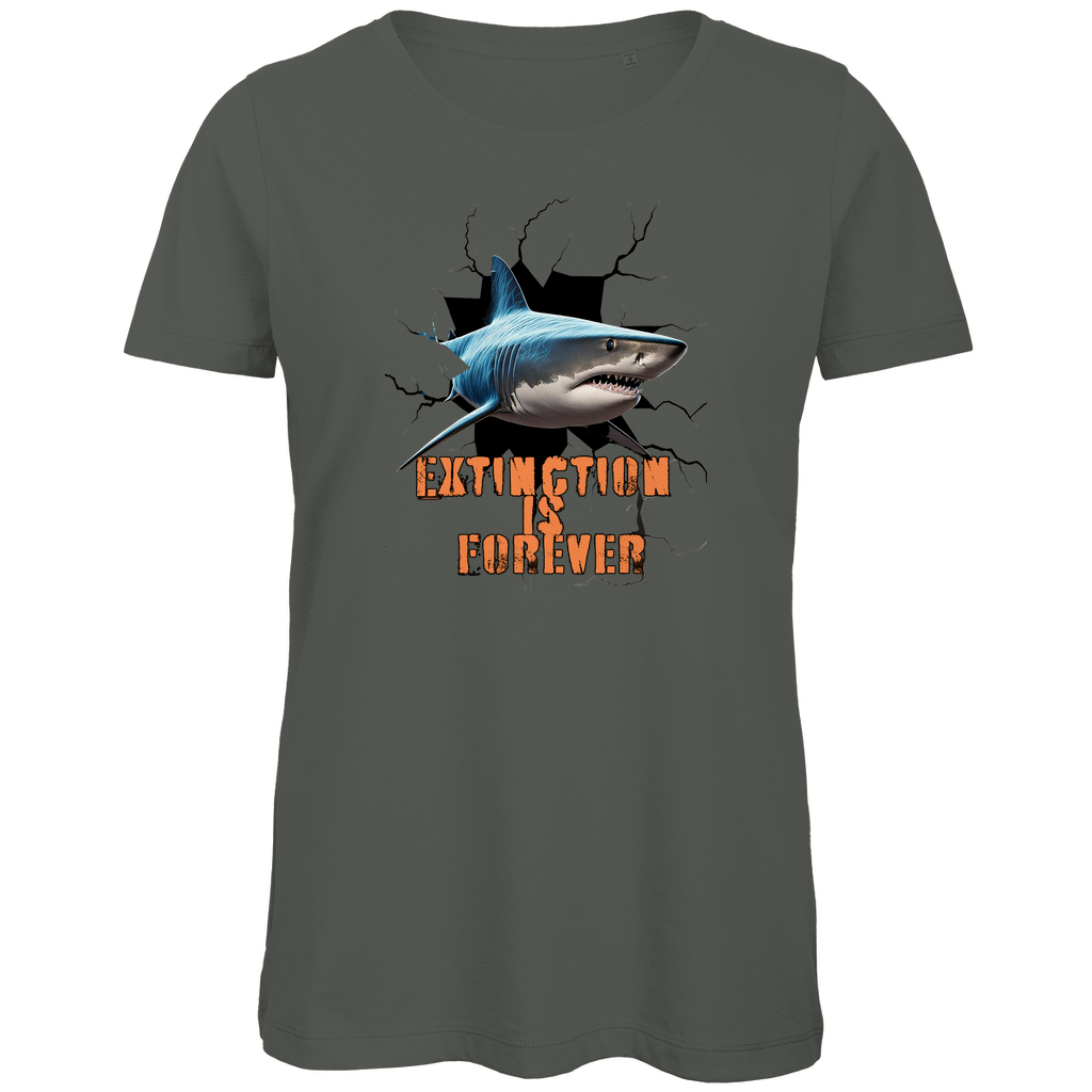 Premium Bio Damen T-Shirt shark