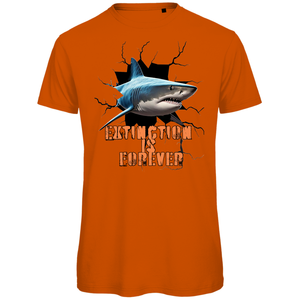 Premium organic men's t-shirt shark