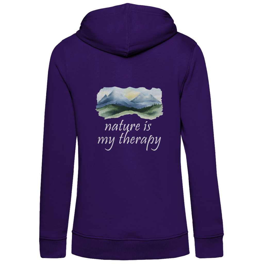 Bio Premium Damen Hoodie therapy