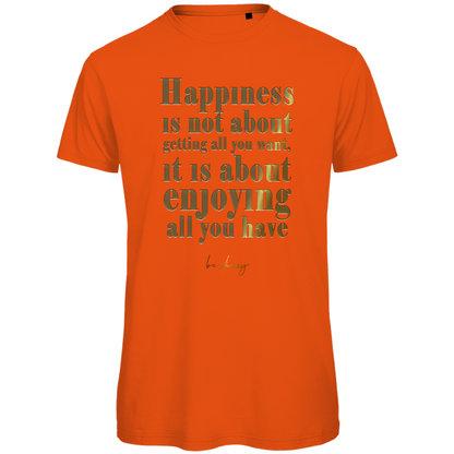 T-shirt bio premium homme bonheur