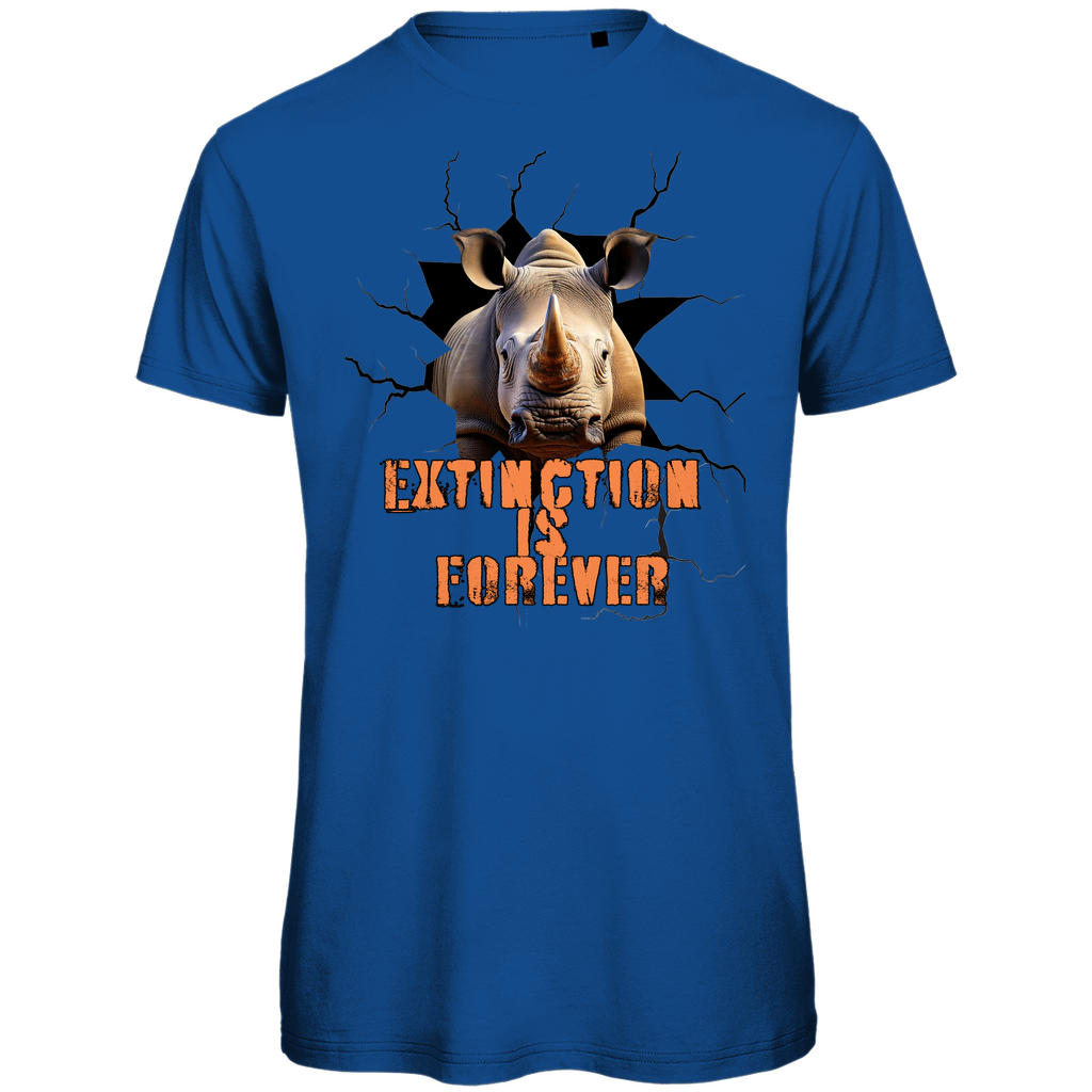 Premium organic men's T-shirt rhino