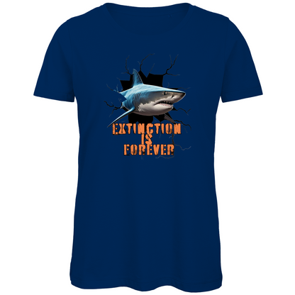 Premium Bio Damen T-Shirt shark