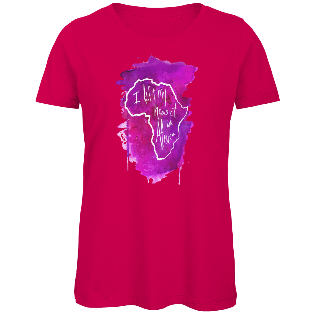Premium Bio Damen T-Shirt africa pink