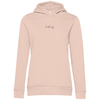Bio Premium Damen Hoodie coffee