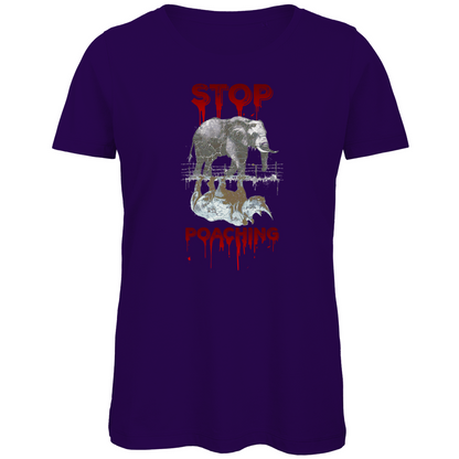 Premium Bio Damen T-Shirt stop poaching