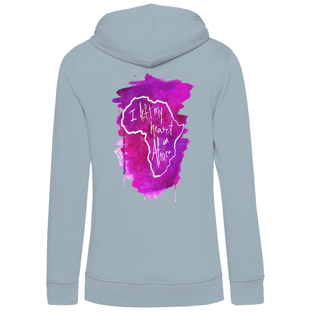 Bio Premium Damen Hoodie africa pink