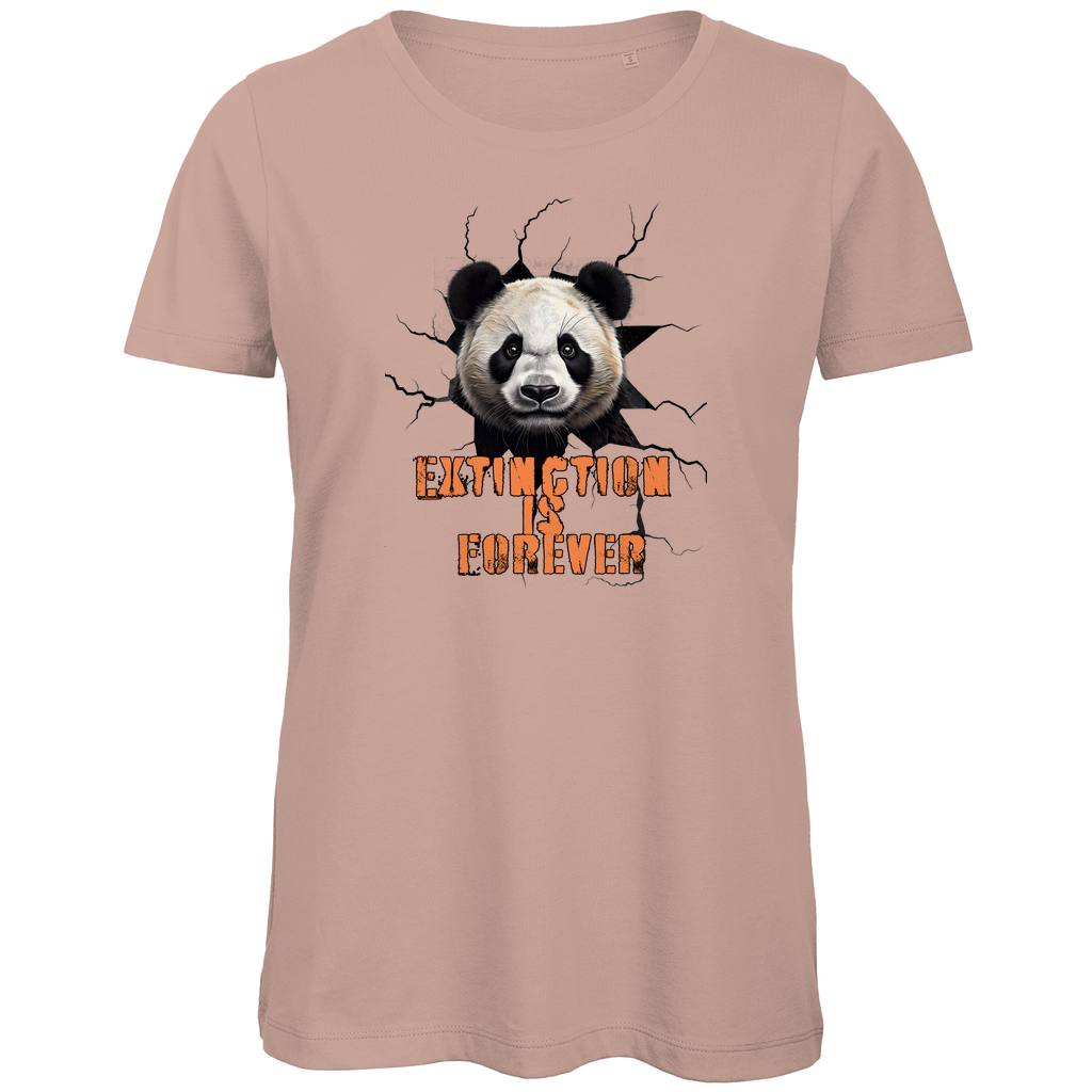 Premium Bio Damen T-Shirt panda