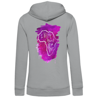 Bio Premium Damen Hoodie africa pink