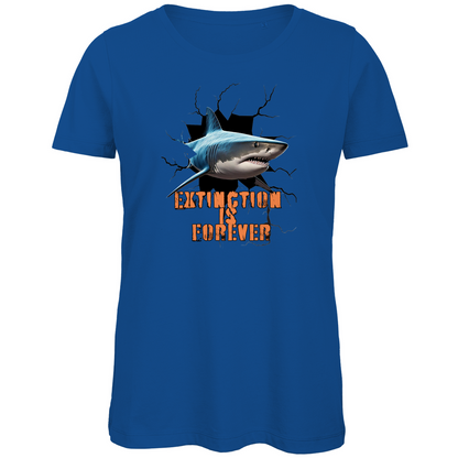 Premium Bio Damen T-Shirt shark