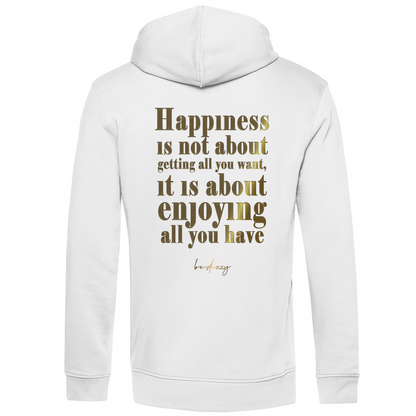 Bio Premium Herren Hoodie happiness