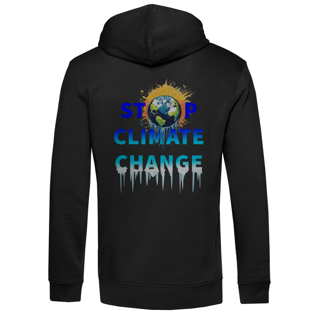 Bio Premium Herren Hoodie climate change