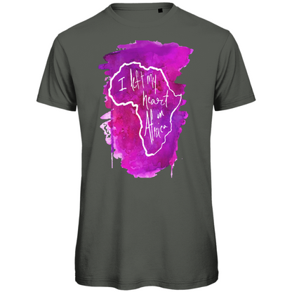 Premium organic men's t-shirt africa pink