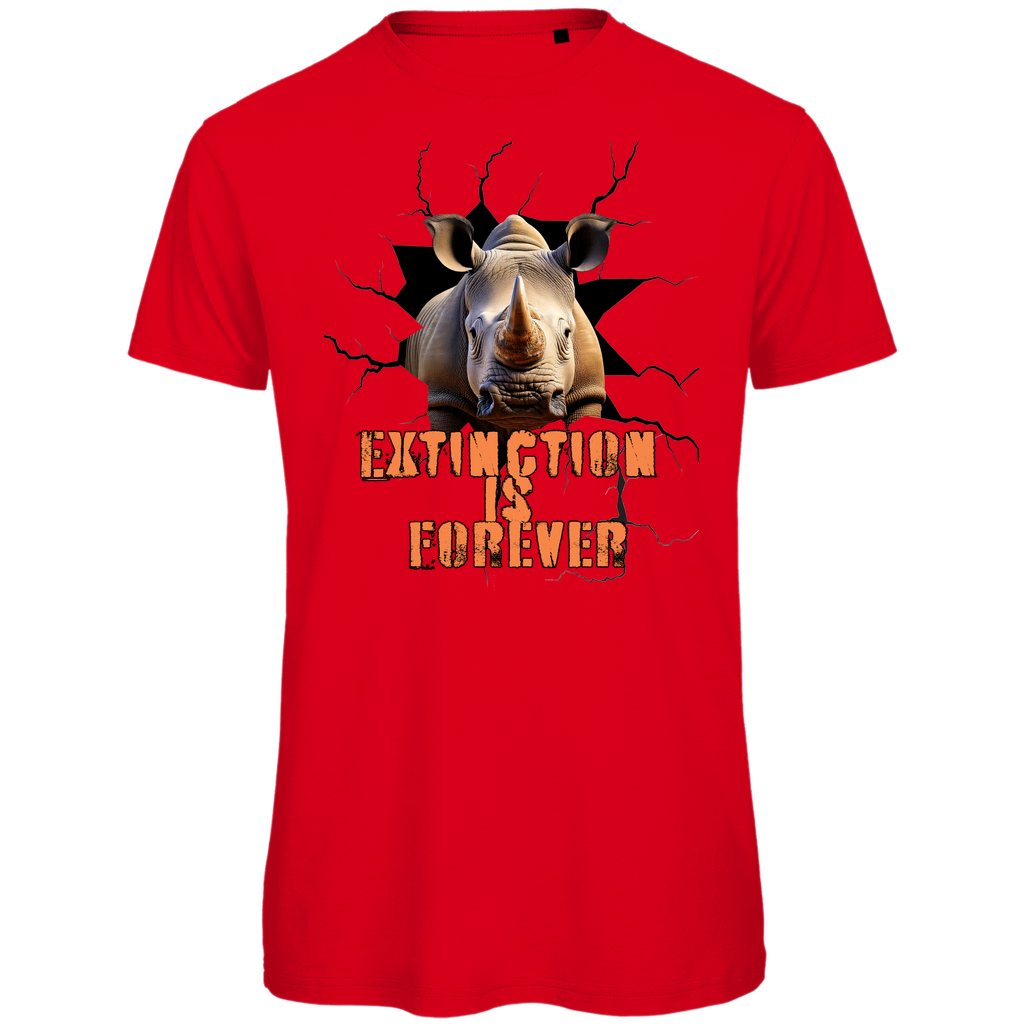 Premium organic men's T-shirt rhino