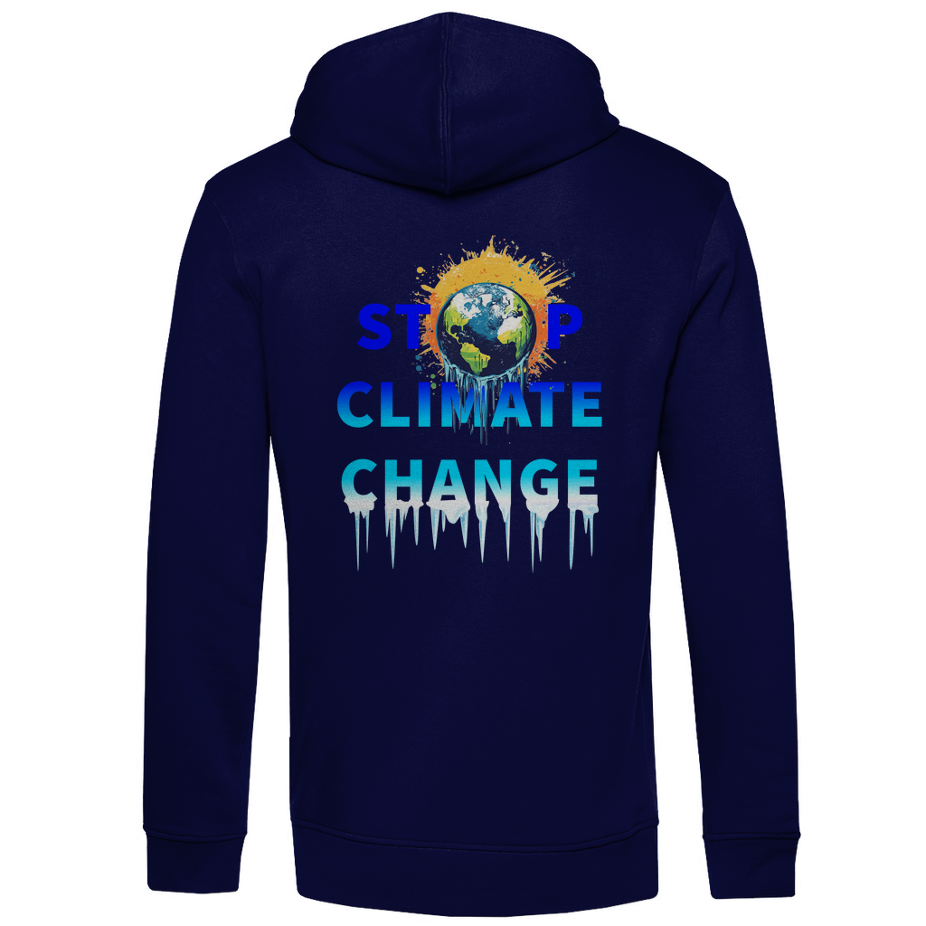 Bio Premium Herren Hoodie climate change