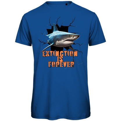 Premium organic men's t-shirt shark