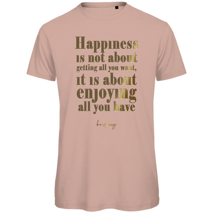 T-shirt bio premium homme bonheur