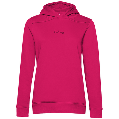 Bio Premium Damen Hoodie coffee