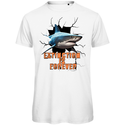 Premium organic men's t-shirt shark