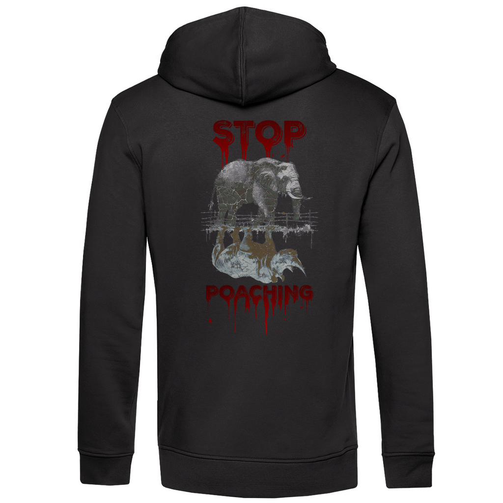 Bio Premium Herren Hoodie stop poaching