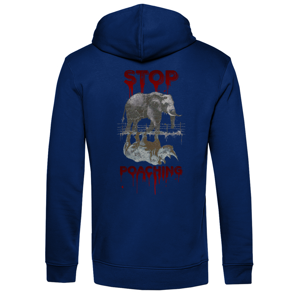 Bio Premium Herren Hoodie stop poaching