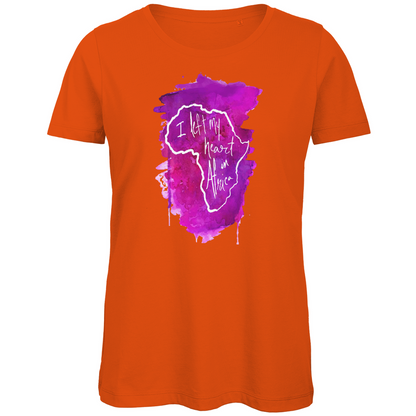 Premium Bio Damen T-Shirt africa pink
