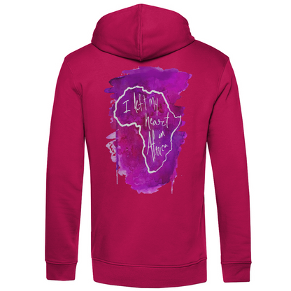 Bio Premium Herren Hoodie africa pink