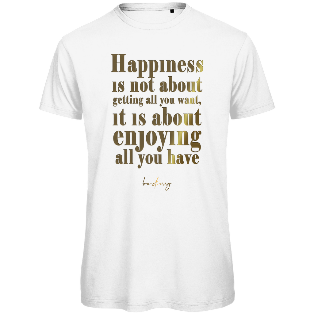 T-shirt bio premium homme bonheur