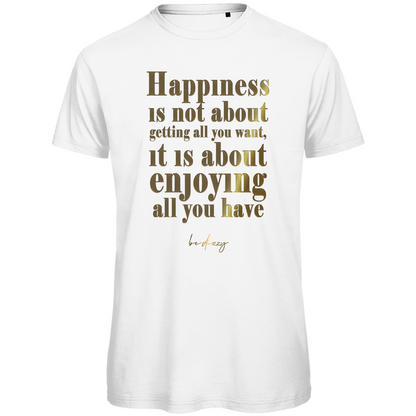 T-shirt bio premium homme bonheur