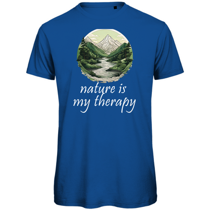 Premium organic men's T-shirt therapy