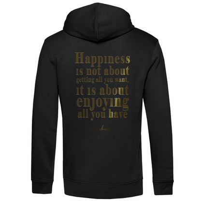 Bio Premium Herren Hoodie happiness
