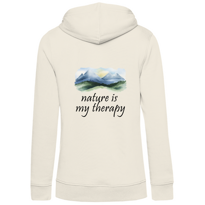 Bio Premium Damen Hoodie therapy