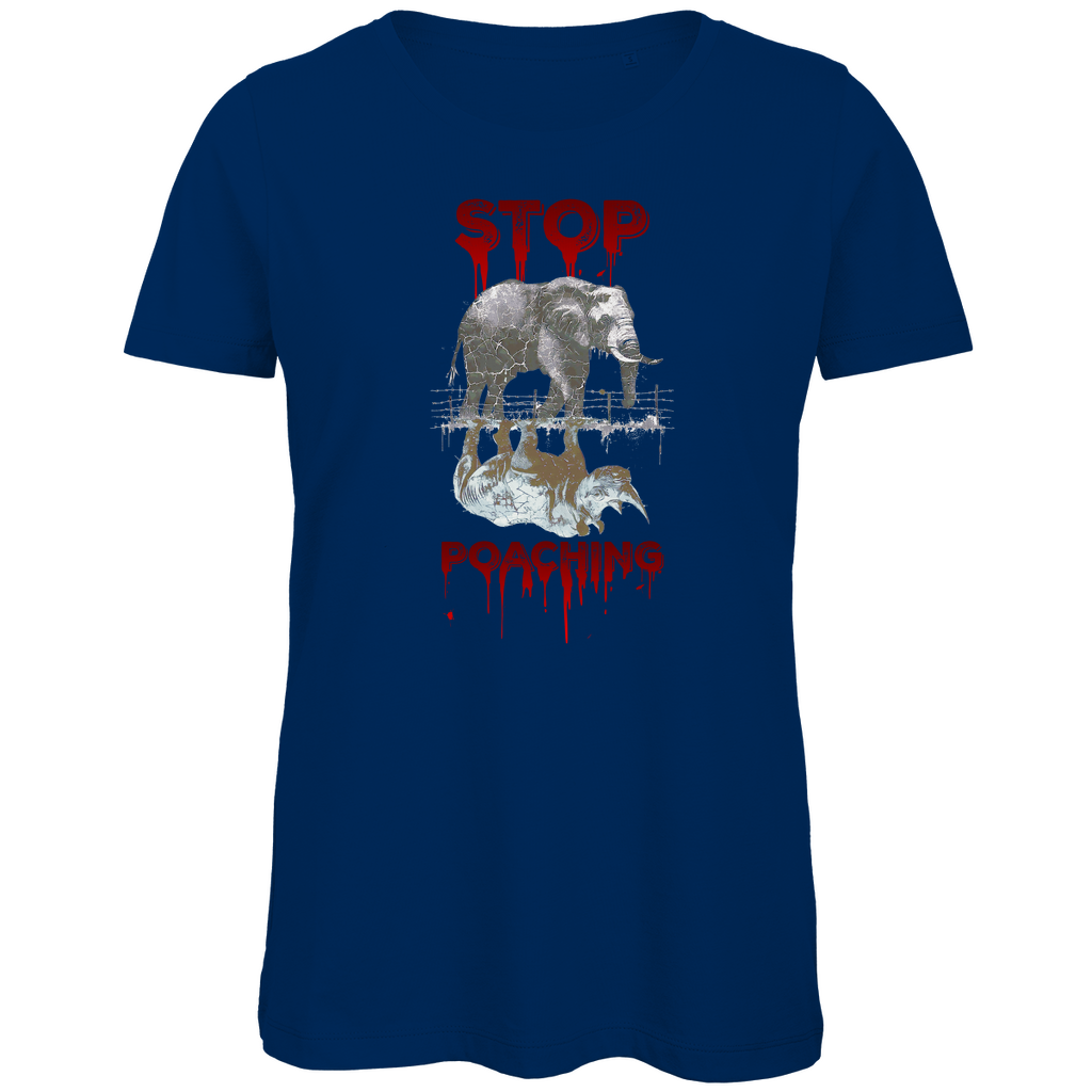 Premium Bio Damen T-Shirt stop poaching