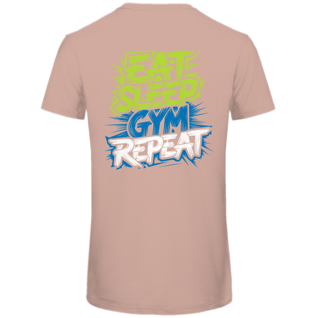 Premium Bio Herren T-Shirt eat-sleep