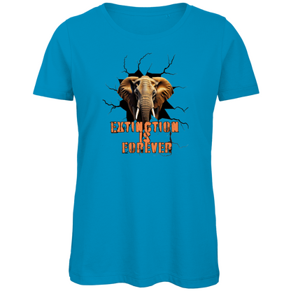 Premium Bio Damen T-Shirt elephant