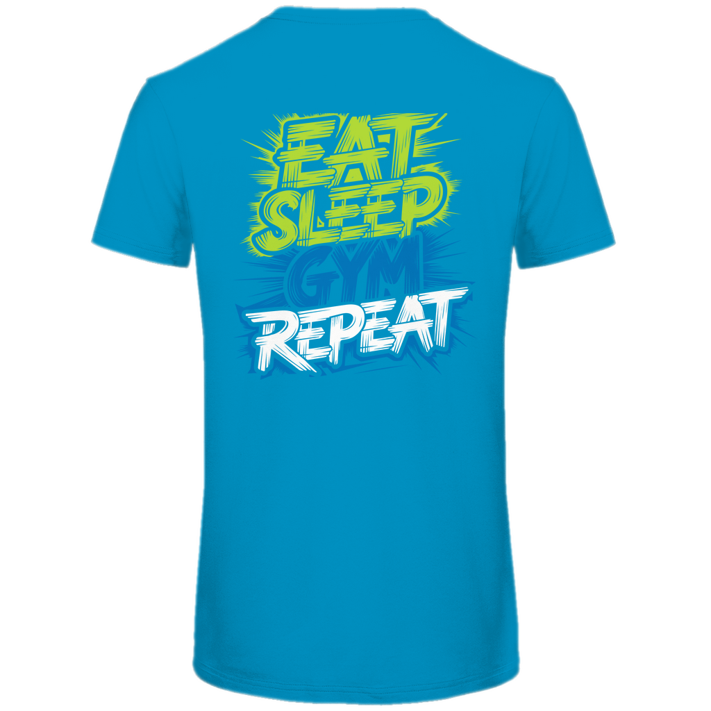 Premium Bio Herren T-Shirt eat-sleep