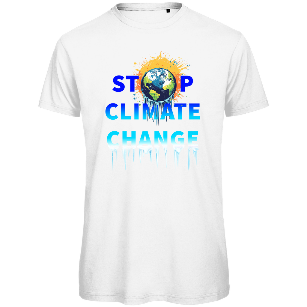 T-shirt bio premium homme changement climatique