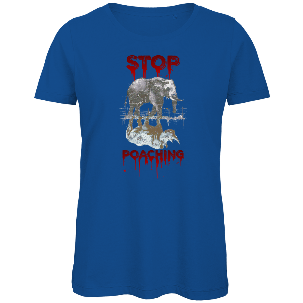 Premium Bio Damen T-Shirt stop poaching