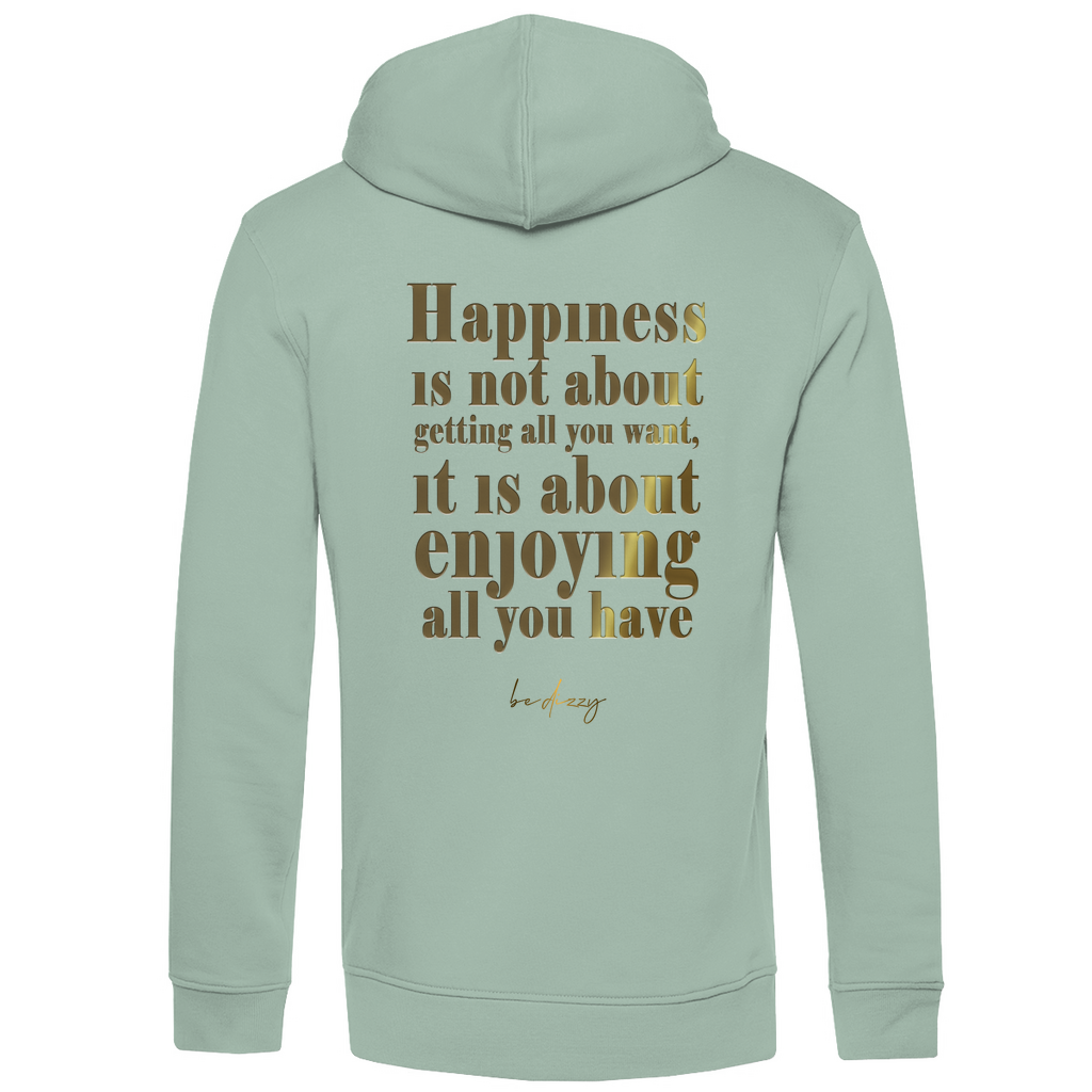 Bio Premium Herren Hoodie happiness