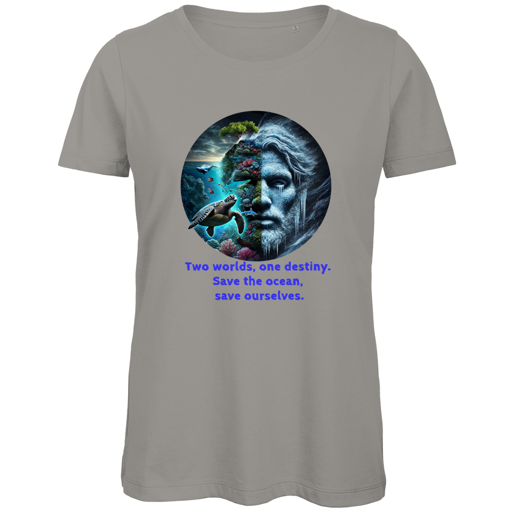 Premium Bio Damen T-Shirt ocean