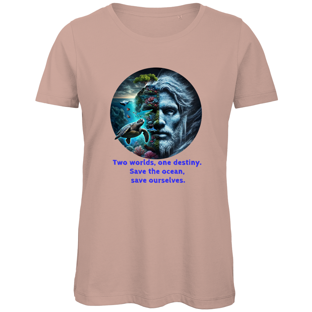 Premium Bio Damen T-Shirt ocean