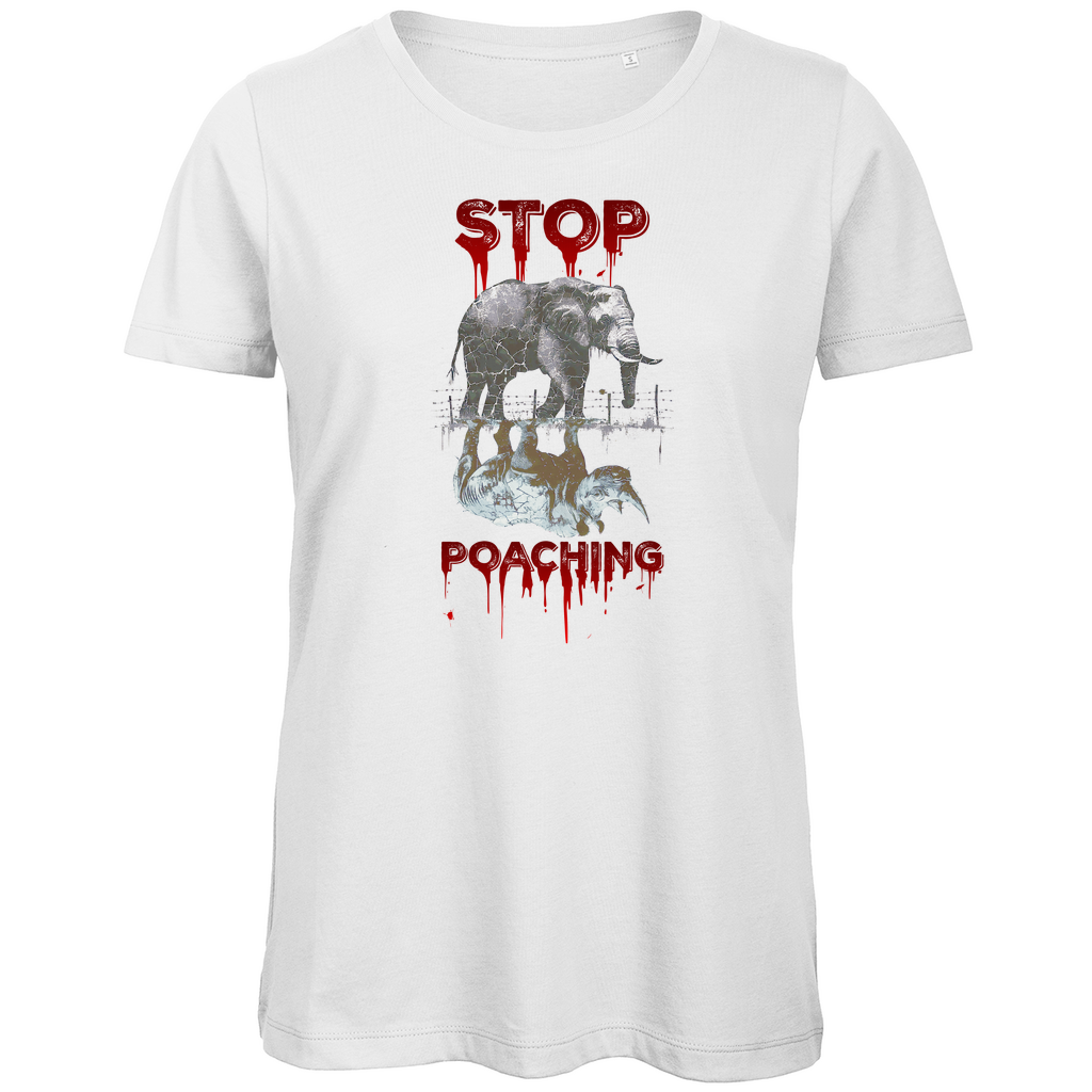 Premium Bio Damen T-Shirt stop poaching