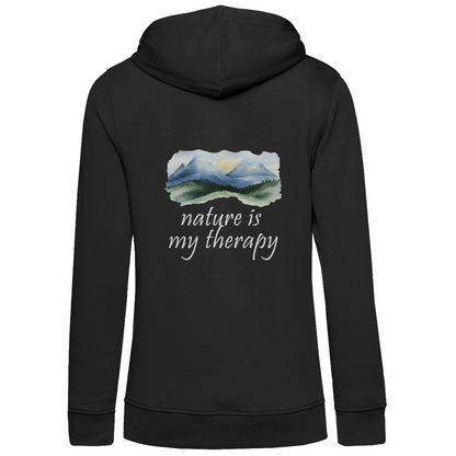 Bio Premium Damen Hoodie therapy