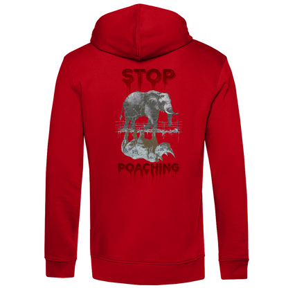 Bio Premium Herren Hoodie stop poaching