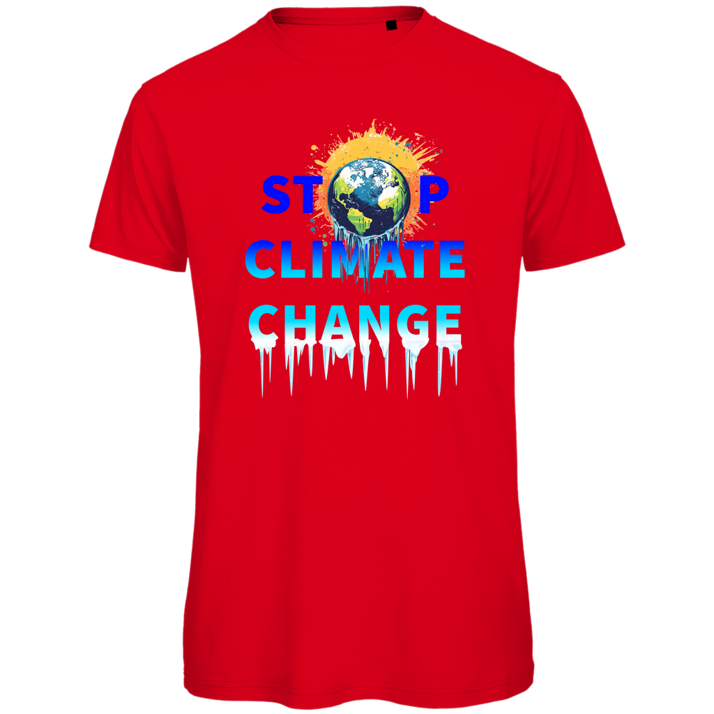 T-shirt bio premium homme changement climatique